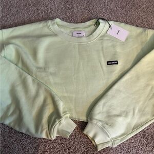 Joah Brown cropped sweatshirt